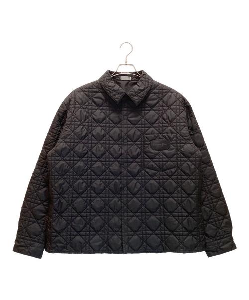 Dior（ディオール）Dior (ディオール) Coutureロゴワッペンキルティングジャケット ブラック サイズ:54の古着・服飾アイテム