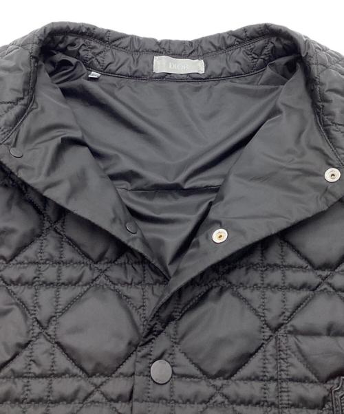 Dior（ディオール）Dior (ディオール) Coutureロゴワッペンキルティングジャケット ブラック サイズ:54の古着・服飾アイテム
