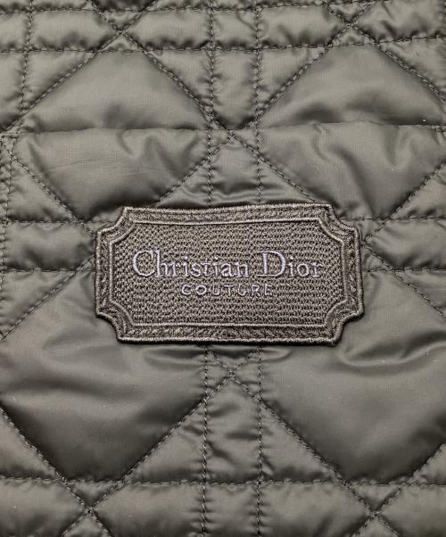 Dior（ディオール）Dior (ディオール) Coutureロゴワッペンキルティングジャケット ブラック サイズ:54の古着・服飾アイテム
