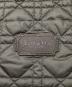 中古・古着 Dior (ディオール) Coutureロゴワッペンキルティングジャケット ブラック サイズ:54：125000円