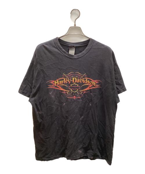 HARLEY-DAVIDSON（ハーレーダビッドソン）HARLEY-DAVIDSON (ハーレーダビッドソン) 両面プリントTシャツ ブラック サイズ:XLの古着・服飾アイテム