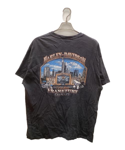 HARLEY-DAVIDSON（ハーレーダビッドソン）HARLEY-DAVIDSON (ハーレーダビッドソン) 両面プリントTシャツ ブラック サイズ:XLの古着・服飾アイテム