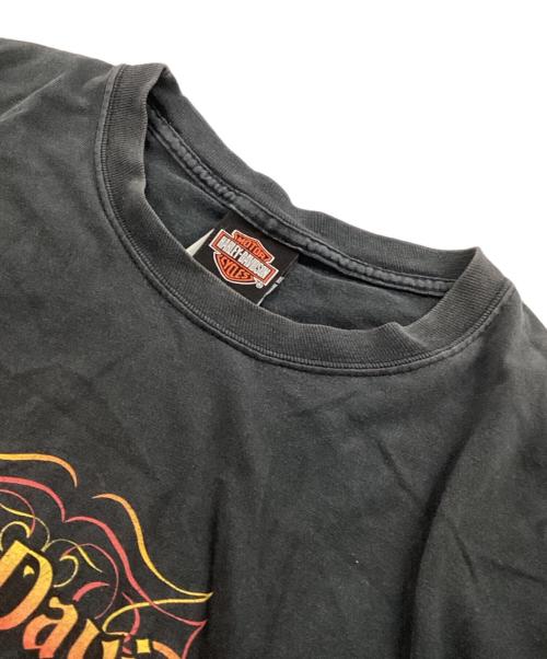 HARLEY-DAVIDSON（ハーレーダビッドソン）HARLEY-DAVIDSON (ハーレーダビッドソン) 両面プリントTシャツ ブラック サイズ:XLの古着・服飾アイテム