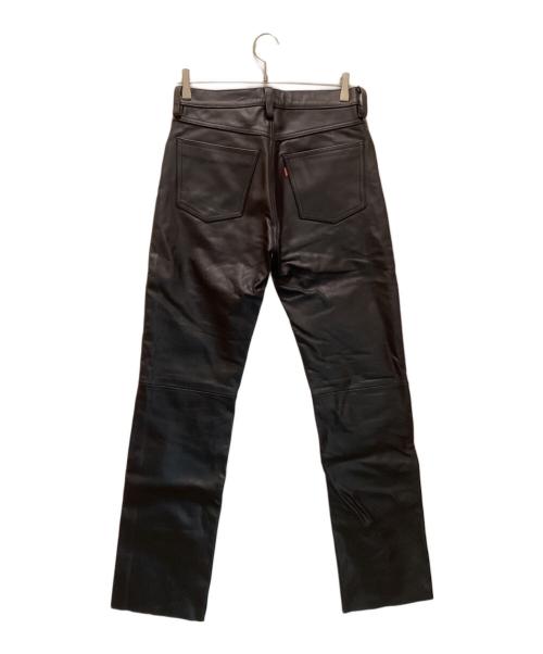 JOHNBULL（ジョンブル）JOHNBULL (ジョンブル) カウレザーパンツ ブラック サイズ:30の古着・服飾アイテム