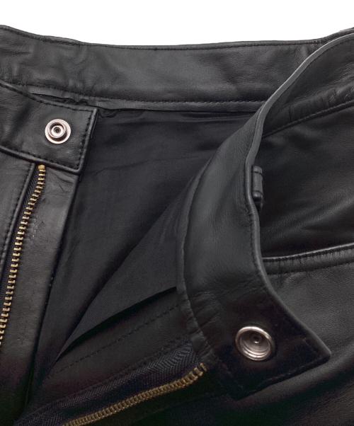 JOHNBULL（ジョンブル）JOHNBULL (ジョンブル) カウレザーパンツ ブラック サイズ:30の古着・服飾アイテム