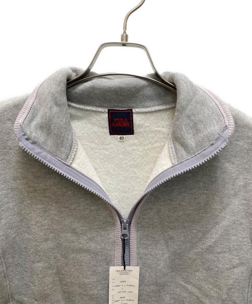 FULLCOUNT（フルカウント）FULLCOUNT (フルカウント) ジップアップスウェット グレー サイズ:Lの古着・服飾アイテム