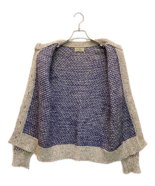 L.L.Bean（エルエルビーン）L.L.Bean (エルエルビーン) メタルボタンニットカーディガン ベージュ サイズ:-の古着・服飾アイテム