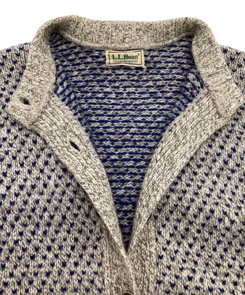 L.L.Bean（エルエルビーン）L.L.Bean (エルエルビーン) メタルボタンニットカーディガン ベージュ サイズ:-の古着・服飾アイテム