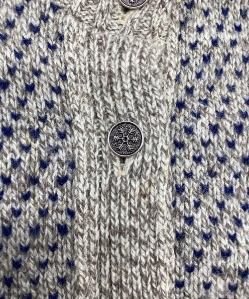 L.L.Bean（エルエルビーン）L.L.Bean (エルエルビーン) メタルボタンニットカーディガン ベージュ サイズ:-の古着・服飾アイテム