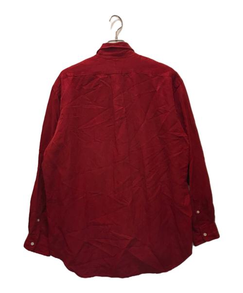 RALPH LAUREN（ラルフローレン）RALPH LAUREN (ラルフローレン) BLAKE シルクリネンシャツ レッド サイズ:Lの古着・服飾アイテム