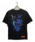 HERON PRESTON（ヘロンプレストン）の古着「ファイヤースカルTシャツ」｜ブラック