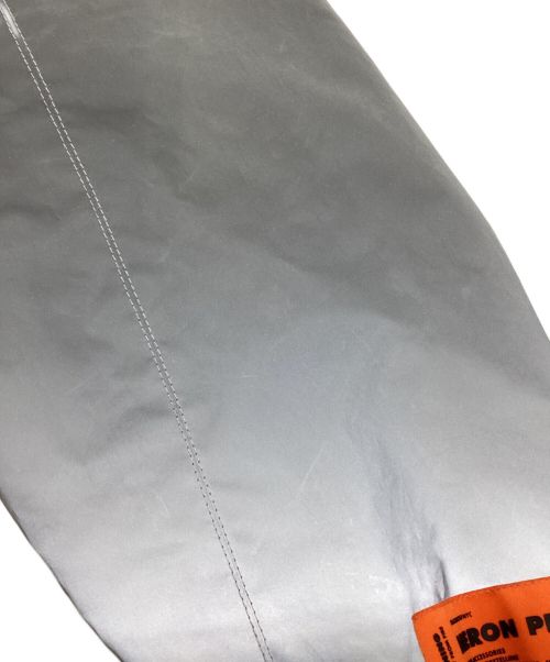 HERON PRESTON（ヘロンプレストン）HERON PRESTON (ヘロンプレストン) BOMBER JKT SKULL REFLEX グレー サイズ:Mの古着・服飾アイテム