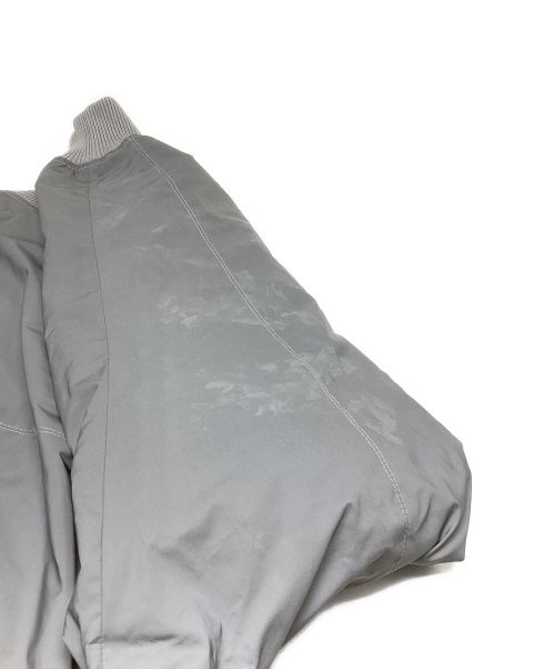 HERON PRESTON（ヘロンプレストン）HERON PRESTON (ヘロンプレストン) BOMBER JKT SKULL REFLEX グレー サイズ:Mの古着・服飾アイテム