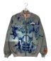 HERON PRESTON（ヘロンプレストン）の古着「BOMBER JKT SKULL REFLEX」｜グレー