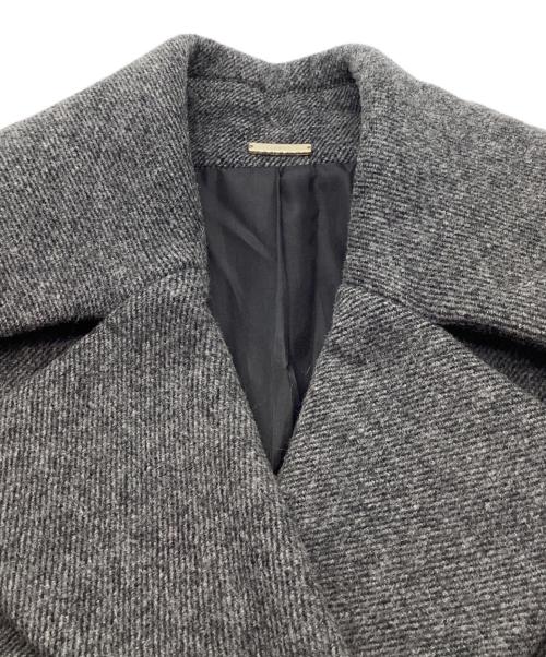 Snidel（スナイデル）Snidel (スナイデル) フィット&フレアジャケットコート　ウール グレーの古着・服飾アイテム