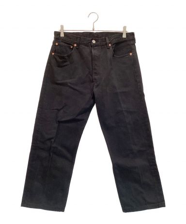 中古・古着通販】LEVI'S (リーバイス) 古着後染めブラックデニム 501