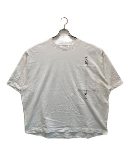 TIGHTBOOTH PRODUCTION（タイトブースプロダクション）TIGHTBOOTH PRODUCTION (タイトブースプロダクション) ロゴプリントポケットTシャツ ホワイト サイズ:XLの古着・服飾アイテム