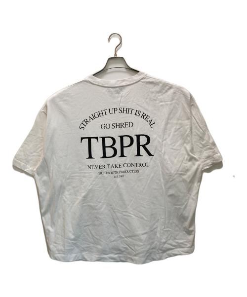 TIGHTBOOTH PRODUCTION（タイトブースプロダクション）TIGHTBOOTH PRODUCTION (タイトブースプロダクション) ロゴプリントポケットTシャツ ホワイト サイズ:XLの古着・服飾アイテム