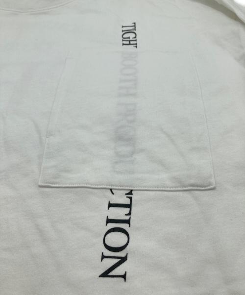 TIGHTBOOTH PRODUCTION（タイトブースプロダクション）TIGHTBOOTH PRODUCTION (タイトブースプロダクション) ロゴプリントポケットTシャツ ホワイト サイズ:XLの古着・服飾アイテム