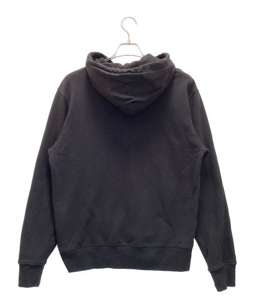 VERSACE JEANS COUTURE（ヴェルサーチ ジーンズクチュール）VERSACE JEANS COUTURE (ヴェルサーチ ジーンズクチュール) ロゴプリントパーカー　フーディ　プルオーバー ブラック サイズ:XXXLの古着・服飾アイテム