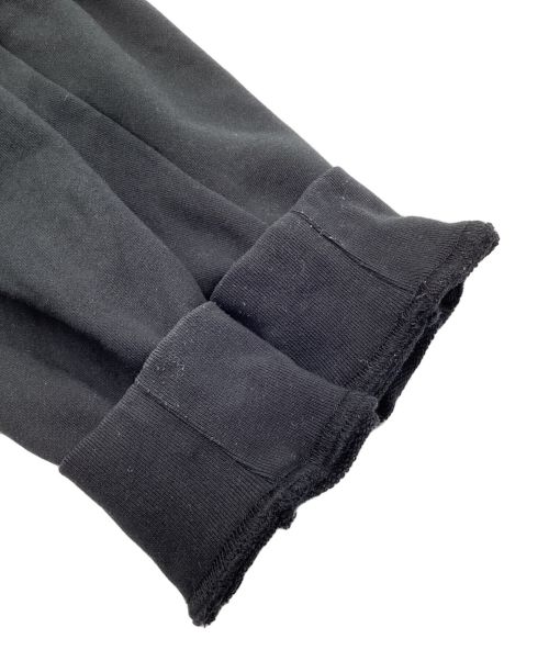 VERSACE JEANS COUTURE（ヴェルサーチ ジーンズクチュール）VERSACE JEANS COUTURE (ヴェルサーチ ジーンズクチュール) ロゴプリントパーカー　フーディ　プルオーバー ブラック サイズ:XXXLの古着・服飾アイテム