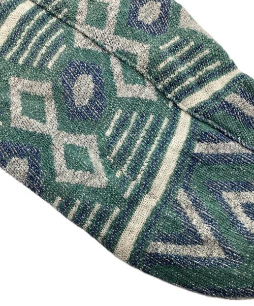 REMI RELIEF（レミレリーフ）REMI RELIEF (レミレリーフ) ネイティブ柄ジップカーディガン グレー サイズ:Mの古着・服飾アイテム