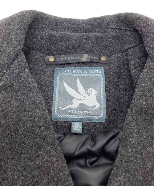 SPIEWAK（スピワック）SPIEWAK (スピワック) ウールダブルライダースジャケット グレー サイズ:Mの古着・服飾アイテム