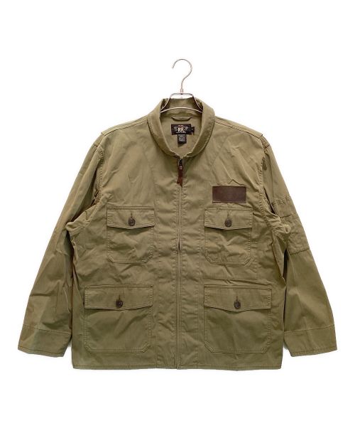 RRL（ダブルアールエル）RRL (ダブルアールエル) サマーフライトジャケット オリーブ サイズ:XLの古着・服飾アイテム