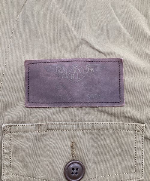 RRL（ダブルアールエル）RRL (ダブルアールエル) サマーフライトジャケット オリーブ サイズ:XLの古着・服飾アイテム