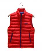 Patagoniaパタゴニア）の古着「ダウンセーターベスト」｜レッド