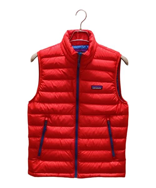 Patagonia（パタゴニア）Patagonia (パタゴニア) ダウンセーターベスト レッド サイズ:XSの古着・服飾アイテム