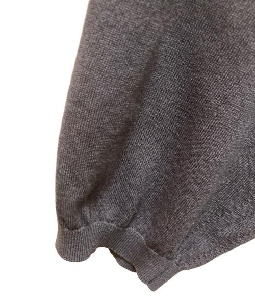 DRAWER（ドゥロワー）Drawer (ドゥロワー) フリルカーディガン グレー サイズ:２の古着・服飾アイテム