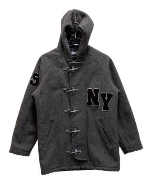 Schott（ショット）Schott (ショット) ウールフーデッド ファイヤーマンジャケット グレー サイズ:Lの古着・服飾アイテム
