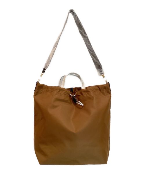 ORSETTO（オルセット）ORSETTO (オルセット) レザーハンドショルダーバッグ“GLOSS” ブラウン 未使用品の古着・服飾アイテム