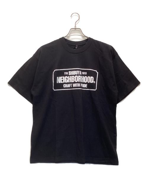 NEIGHBORHOOD（ネイバーフッド）NEIGHBORHOOD (ネイバーフッド) ロゴプリントTシャツ ブラック サイズ:XL 未使用品の古着・服飾アイテム