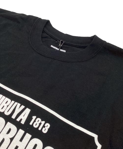 NEIGHBORHOOD（ネイバーフッド）NEIGHBORHOOD (ネイバーフッド) ロゴプリントTシャツ ブラック サイズ:XL 未使用品の古着・服飾アイテム