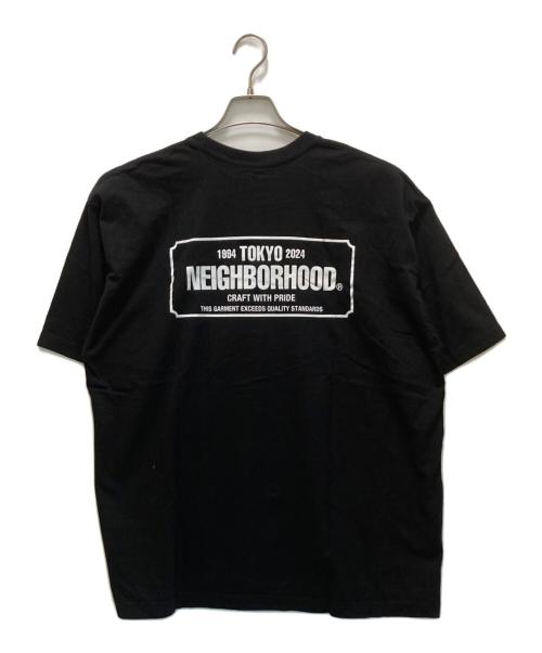 NEIGHBORHOOD（ネイバーフッド）NEIGHBORHOOD (ネイバーフッド) ロゴバックプリントTシャツ ブラック サイズ:XL 未使用品の古着・服飾アイテム
