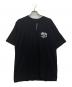 stussy（ステューシー）の古着「コラボロゴプリントTシャツ」｜ブラック