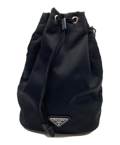 PRADA（プラダ）PRADA (プラダ) Re-Nylon ポーチ ブラックの古着・服飾アイテム