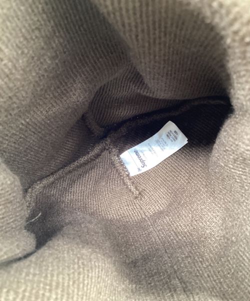 SUPREME（シュプリーム）Supreme (シュプリーム) MARK GONZALES (マーク・ゴンザレス) Gonz Nametag Beanie / ゴンズ ネームタグ ビーニー ブラウンの古着・服飾アイテム