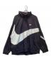 NIKE（ナイキ）の古着「ビッグスウッシュアノラックパーカー」｜ブラック