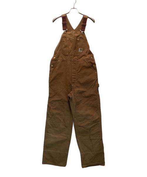 CarHartt（カーハート）CarHartt (カーハート) ダックオーバーオール ブラウン サイズ:W38L23の古着・服飾アイテム