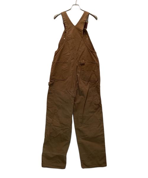 CarHartt（カーハート）CarHartt (カーハート) ダックオーバーオール ブラウン サイズ:W38L23の古着・服飾アイテム
