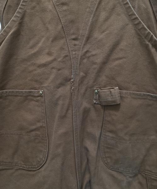 CarHartt（カーハート）CarHartt (カーハート) ダックオーバーオール ブラウン サイズ:W38L23の古着・服飾アイテム
