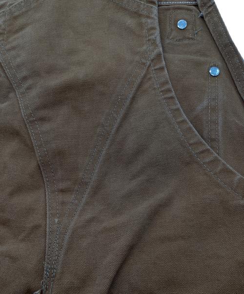 CarHartt（カーハート）CarHartt (カーハート) ダックオーバーオール ブラウン サイズ:W38L23の古着・服飾アイテム