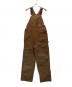 CarHartt（カーハート）の古着「ダックオーバーオール」｜ブラウン