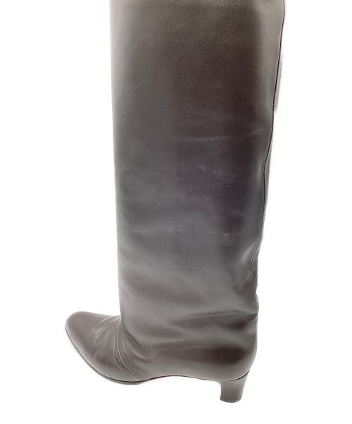 NEBULONIE（ネブローニ）NEBULONIE (ネブローニ) ロングブーツ ブラウン サイズ:39の古着・服飾アイテム