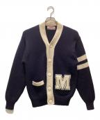 McGREGORマクレガー）の古着「イニシャルレタードカーディガン」｜ネイビー