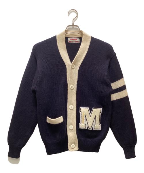 McGREGOR（マクレガー）McGREGOR (マクレガー) イニシャルレタードカーディガン ネイビー サイズ:Mの古着・服飾アイテム