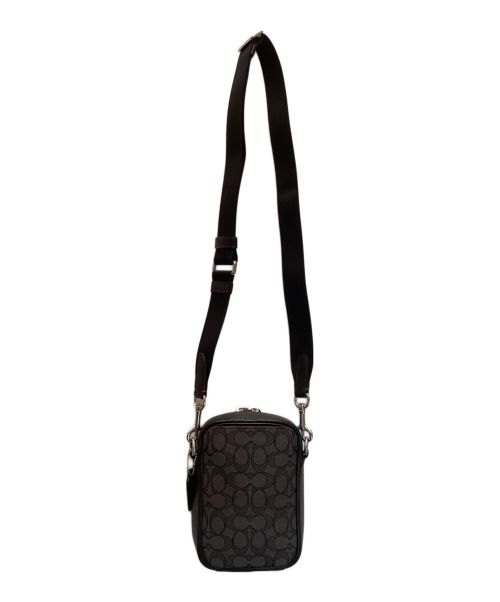COACH（コーチ）COACH (コーチ) スタントン クロスボディ・シグネチャー ジャカード ショルダーバッグ ブラックの古着・服飾アイテム